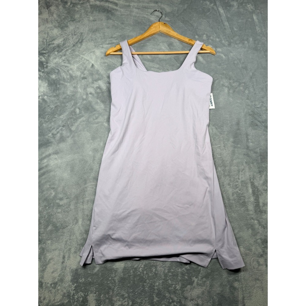 Old Navy Powersoft Support Workout Dress Womens Medium Lavender Stretch Training